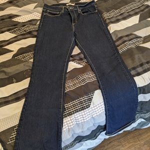 EUC Levis Slimming Boot jeans size 31 indigo/dark wash